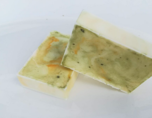 Frankincense, Sweet Orange and Avocado Oil Soap.