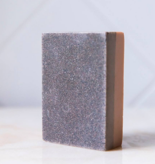 Detox Soap - Pink & Black Clay Unscented Face Bar