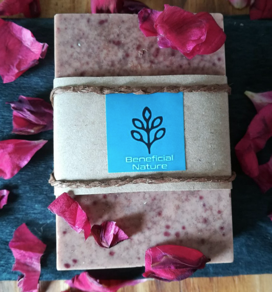 Rose clay, Pink Himalayan salt & Beetroot Powder Soap.